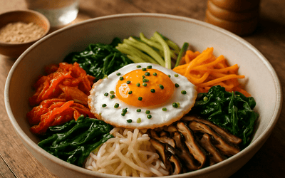 Bibimbap (45 Min) | Würziges Reisgericht | Rezept - Rothsteiner