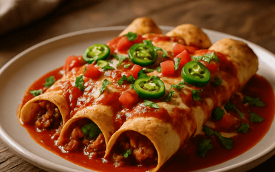 Enchiladas (45 Min) | Würziges Rezept | Rezept - Rothsteiner