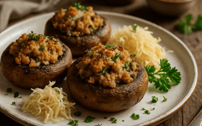 Gefüllte Champignons (30 Min) | Herzhaftes Rezept | Rezept - Rothsteiner