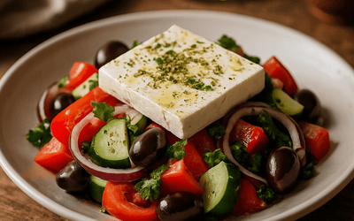 Griechischer Salat (15 Min) | Frischer Genuss | Rezept - Rothsteiner