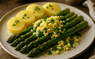 Grüner Spargel (25 Min) | Einfaches Veggie-Rezept | Rezept - Rothsteiner