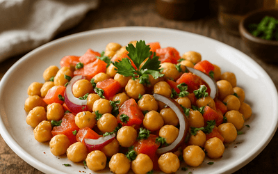 Kichererbsensalat (20 Min) | Frisches Veggie-Rezept | Rezept - Rothsteiner