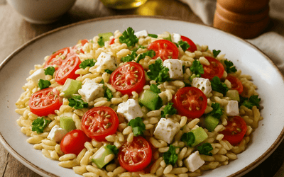 Kritharaki Salat (20 Min) | Frischer Genuss | Rezept - Rothsteiner