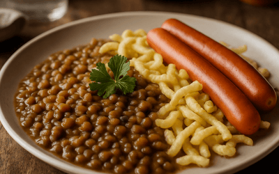 Linsen mit Spätzle (45 Min) | Herzhaftes Rezept | Rezept - Rothsteiner