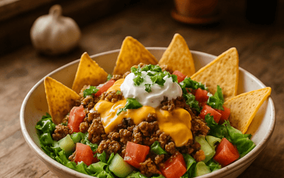Nacho Salat (20 Min) | Würzig & Schnell | Rezept - Rothsteiner