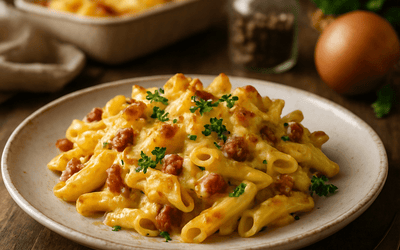Nudelauflauf (45 Min) | Herzhaftes Rezept | Rezept - Rothsteiner