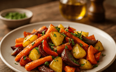 Ofengemüse (40 Min) | Herzhaftes Veggie-Rezept | Rezept - Rothsteiner