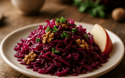 Rotkohlsalat (20 Min) | Frischer Genuss | Rezept - Rothsteiner