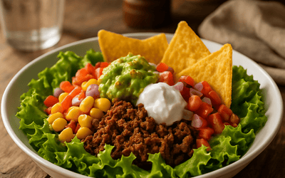 Taco Salat (25 Min) | Herzhaftes Rezept | Rezept - Rothsteiner