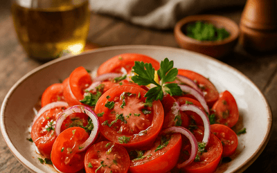 Tomatensalat (15 Min) | Frischer Genuss | Rezept - Rothsteiner