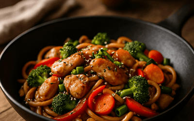 Wok Pfanne (30 Min) | Schnelles Rezept | Rezept - Rothsteiner