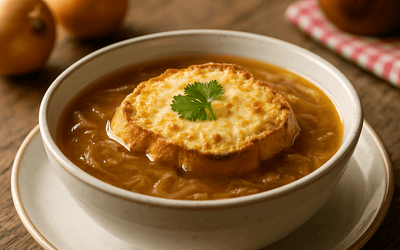 Zwiebelsuppe (45 Min) | Herzhaftes Rezept | Rezept - Rothsteiner