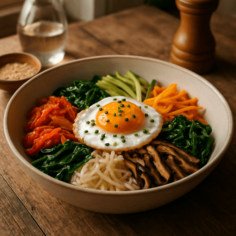 Bibimbap (45 Min) | Würziges Reisgericht | Rezept - Rothsteiner