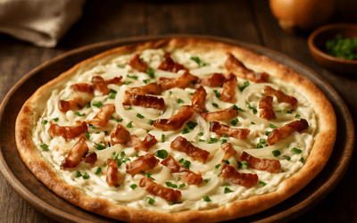 Flammkuchen (30 Min) | Herzhaftes Rezept | Rezept - Rothsteiner