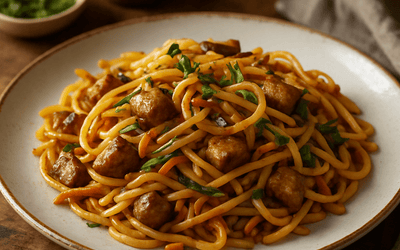 Gebratene Nudeln (25 Min) | Würziges Rezept | Rezept - Rothsteiner