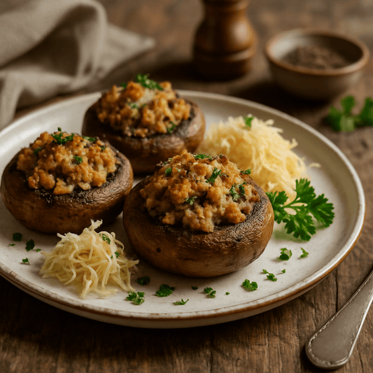 Gefüllte Champignons (30 Min) | Herzhaftes Rezept | Rezept - Rothsteiner