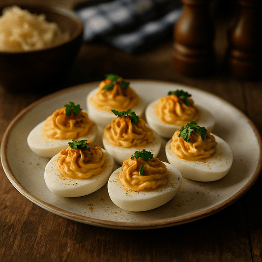 Gefüllte Eier (20 Min) | Herzhaftes Rezept | Rezept - Rothsteiner
