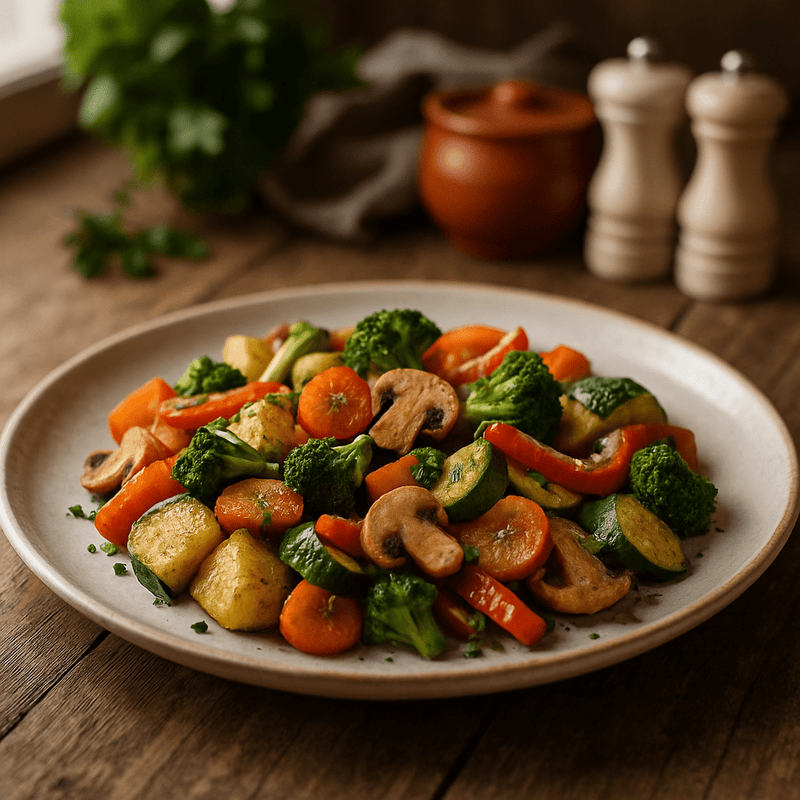 Gemüsepfanne (25 Min) | Schnelles Veggie-Rezept | Rezept - Rothsteiner