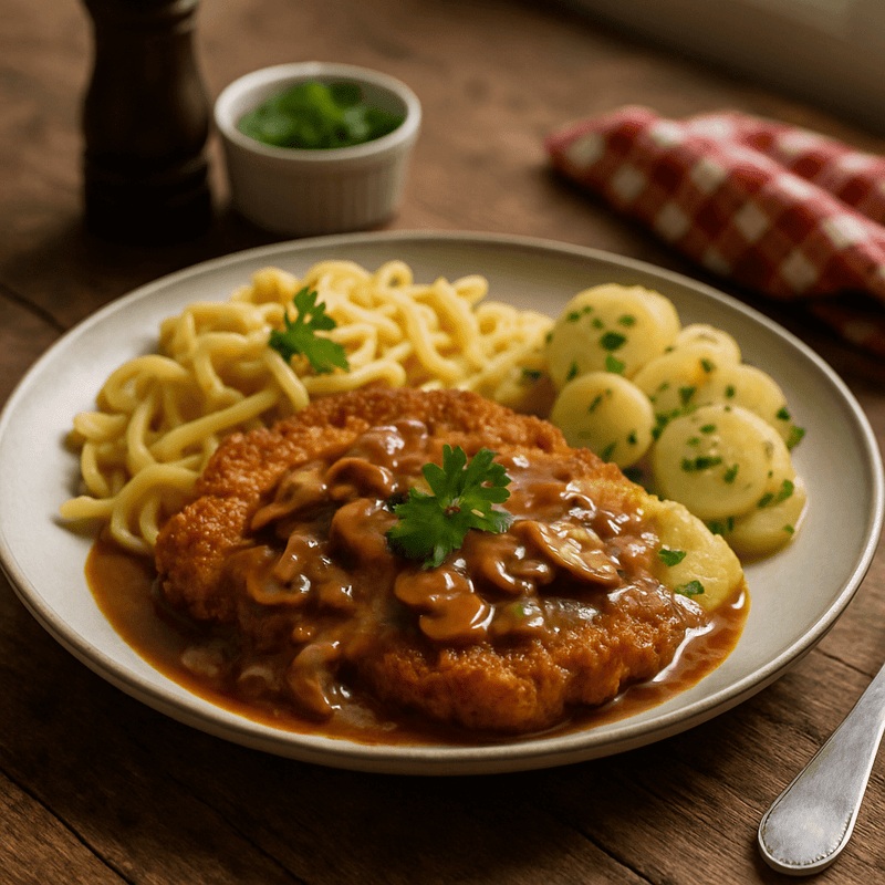 Jägerschnitzel (45 Min) | Herzhaftes Rezept | Rezept - Rothsteiner