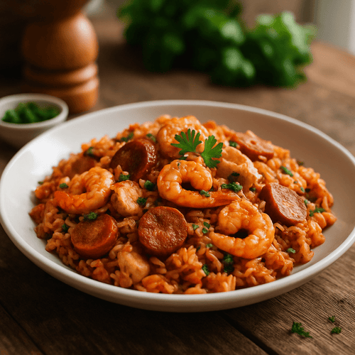 Jambalaya (45 Min) | Würziges Reisgericht | Rezept - Rothsteiner