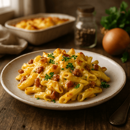 Nudelauflauf (45 Min) | Herzhaftes Rezept | Rezept - Rothsteiner