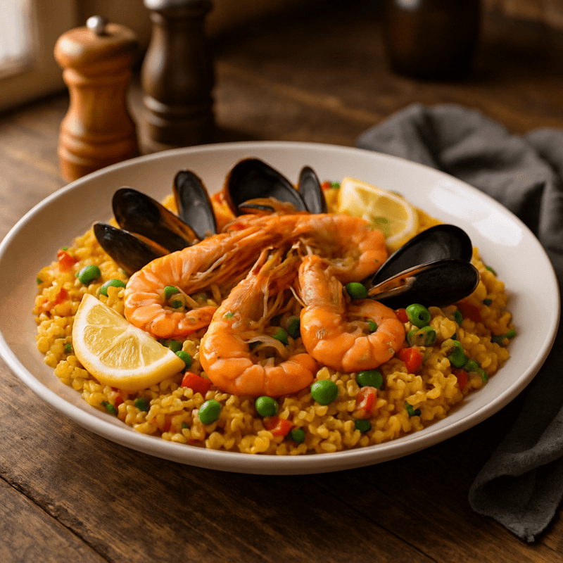 Paella (45 Min) | Herzhaftes Genuss-Rezept | Rezept - Rothsteiner