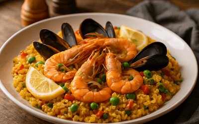 Paella (45 Min) | Herzhaftes Genuss-Rezept | Rezept - Rothsteiner