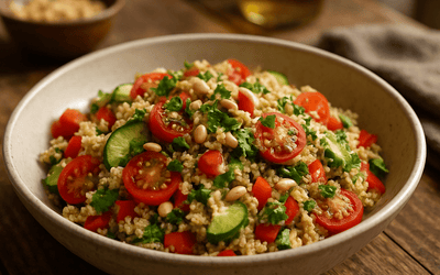 Quinoa Salat (20 Min) | Frisches Veggie-Rezept | Rezept - Rothsteiner