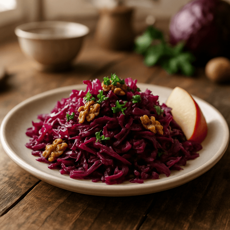 Rotkohlsalat (20 Min) | Frischer Genuss | Rezept - Rothsteiner