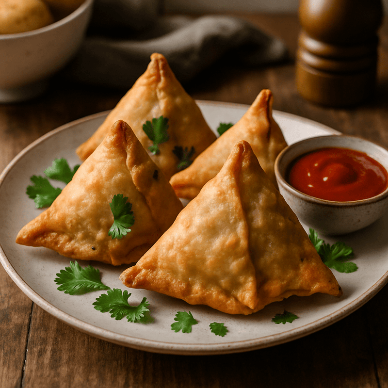 Samosa (45 Min) | Würziges Snack-Rezept | Rezept - Rothsteiner