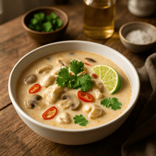 Tom Kha Gai (30 Min) | Würzige Suppe | Rezept - Rothsteiner