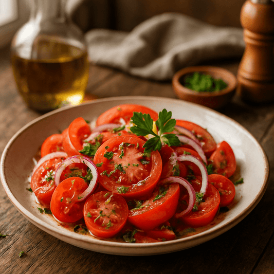 Tomatensalat (15 Min) | Frischer Genuss | Rezept - Rothsteiner