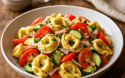 Tortellini Salat (20 Min) | Frisch & Herzhaft | Rezept - Rothsteiner
