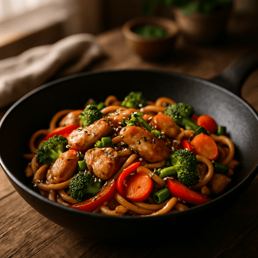 Wok Pfanne (30 Min) | Schnelles Rezept | Rezept - Rothsteiner
