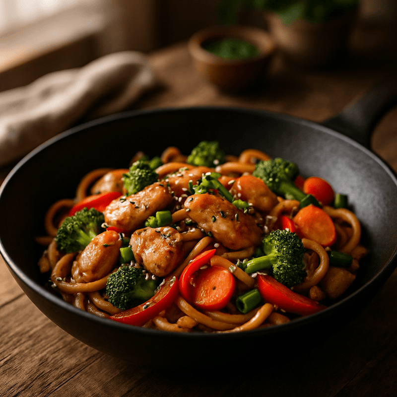 Wok Pfanne (30 Min) | Schnelles Rezept | Rezept - Rothsteiner