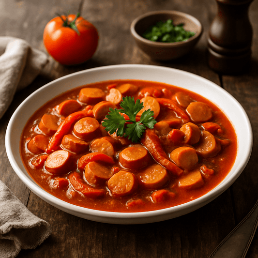 Würstchengulasch (30 Min) | Herzhaftes Rezept | Rezept - Rothsteiner