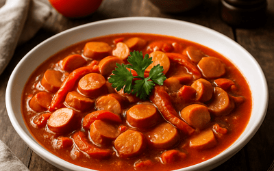 Würstchengulasch (30 Min) | Herzhaftes Rezept | Rezept - Rothsteiner