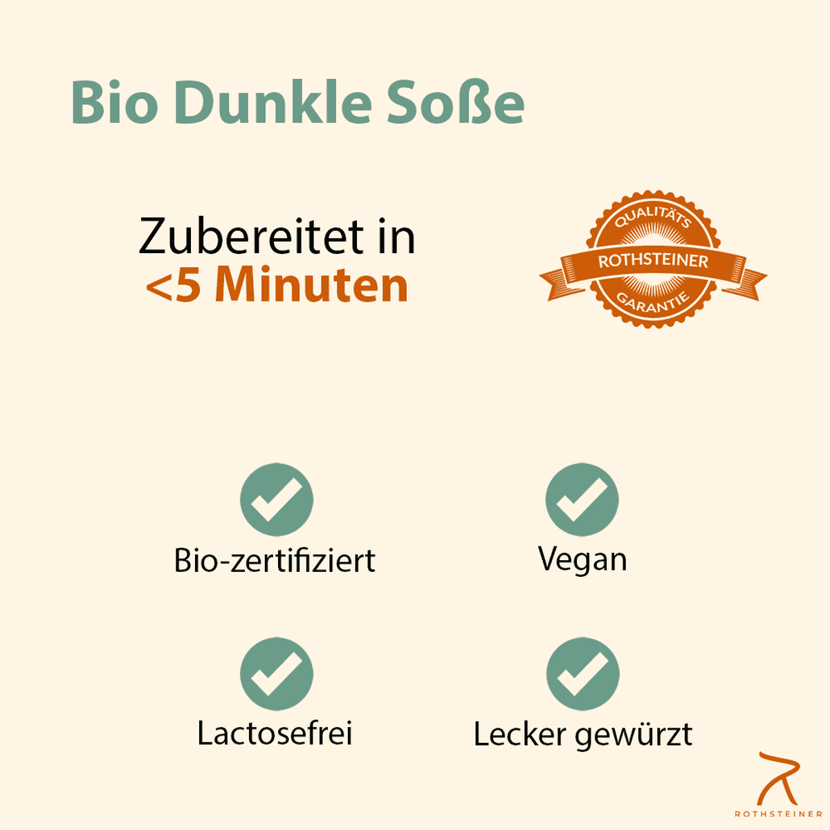 Bio Dunkle Soße - Rothsteiner