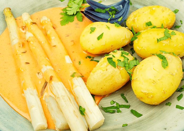 Serviervorschlag Sauce Hollandaise